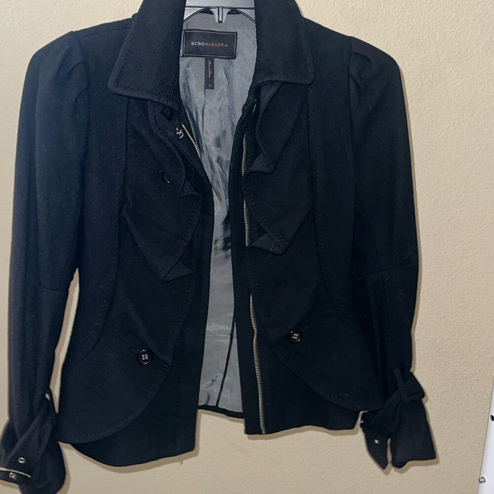 🖤 BCBGMAXAZRIA Wool Cashmere Coat | Size XS
